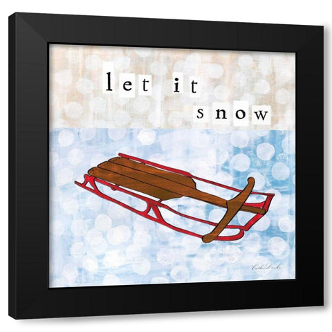 Winter Wonderland III Black Modern Wood Framed Art Print by Dundon, Caitlin