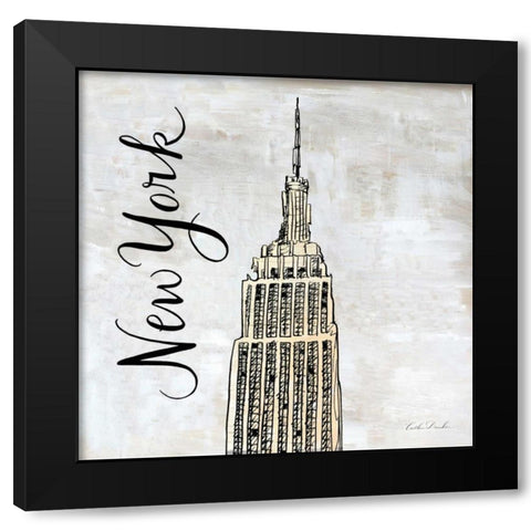 Around the World IV Black Modern Wood Framed Art Print by Dundon, Caitlin