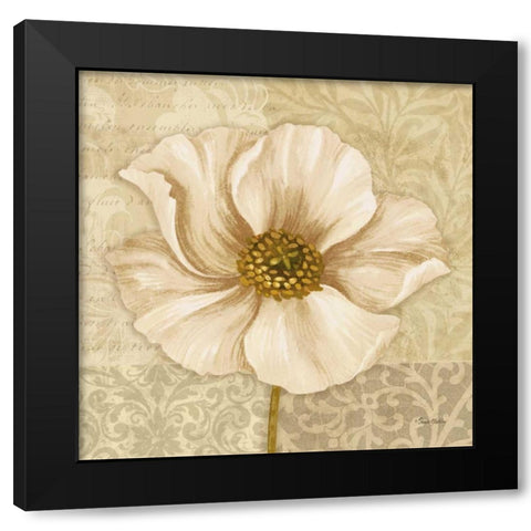 Soft Bloom I Black Modern Wood Framed Art Print by Gladding, Pamela