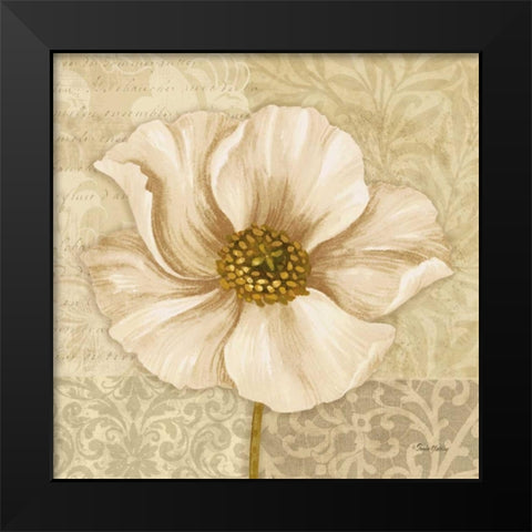 Soft Bloom I Black Modern Wood Framed Art Print by Gladding, Pamela