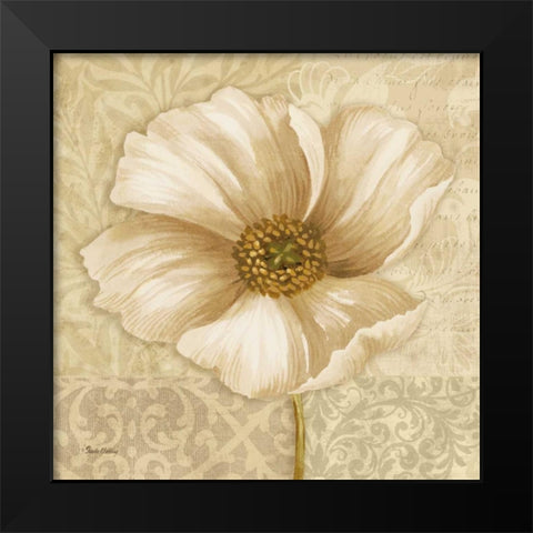 Soft Bloom II Black Modern Wood Framed Art Print by Gladding, Pamela