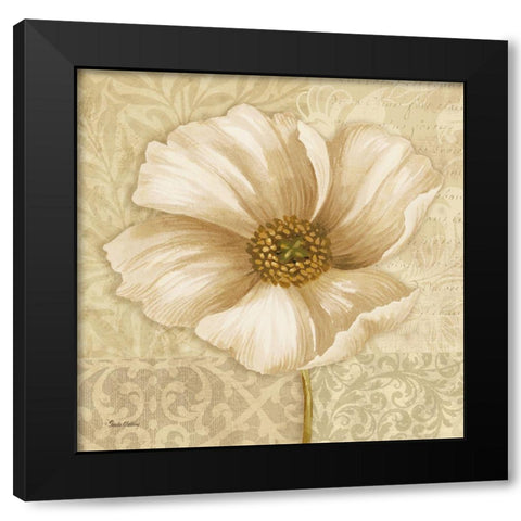 Soft Bloom II Black Modern Wood Framed Art Print by Gladding, Pamela