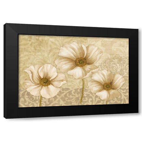 Soft Bloom Landscape Black Modern Wood Framed Art Print by Gladding, Pamela