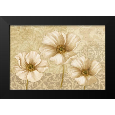 Soft Bloom Landscape Black Modern Wood Framed Art Print by Gladding, Pamela