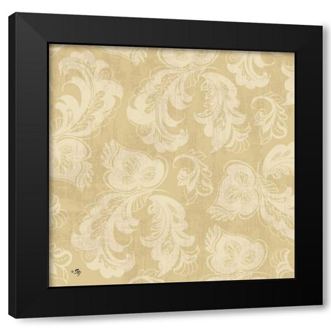 Neutral Pattern III Black Modern Wood Framed Art Print by Gladding, Pamela