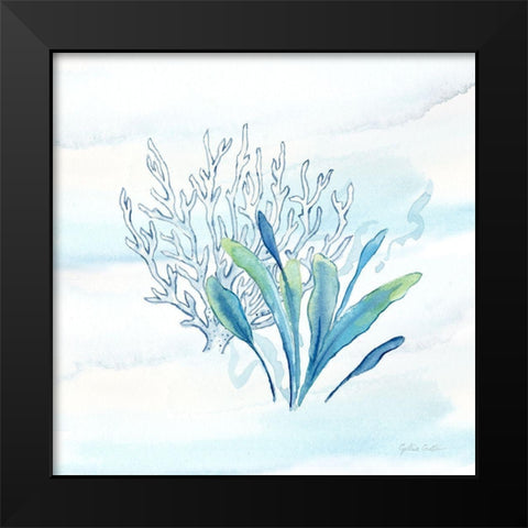 Great Blue Sea VI Black Modern Wood Framed Art Print by Coulter, Cynthia