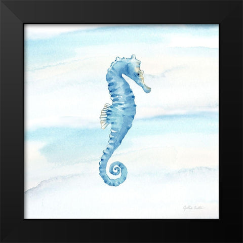 Great Blue Sea VIII Black Modern Wood Framed Art Print by Coulter, Cynthia