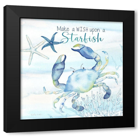 Great Blue Sea XXII Black Modern Wood Framed Art Print with Double Matting by Coulter, Cynthia