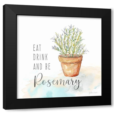 Let it Grow IV Black Modern Wood Framed Art Print with Double Matting by Coulter, Cynthia