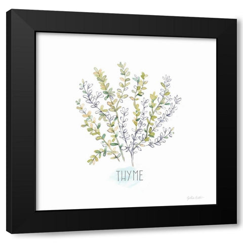 Let it Grow XVII Black Modern Wood Framed Art Print with Double Matting by Coulter, Cynthia