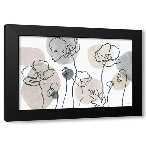 Think  Neutral 01A Black Modern Wood Framed Art Print by Audit, Lisa