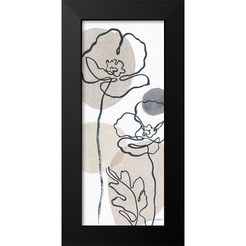 Think  Neutral 04A Black Modern Wood Framed Art Print by Audit, Lisa