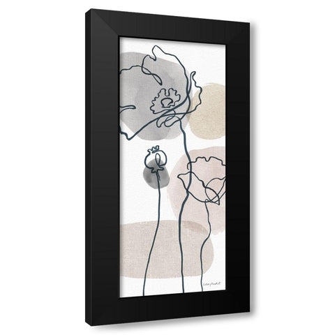 Think  Neutral 05A Black Modern Wood Framed Art Print with Double Matting by Audit, Lisa