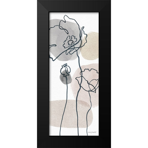 Think  Neutral 05A Black Modern Wood Framed Art Print by Audit, Lisa