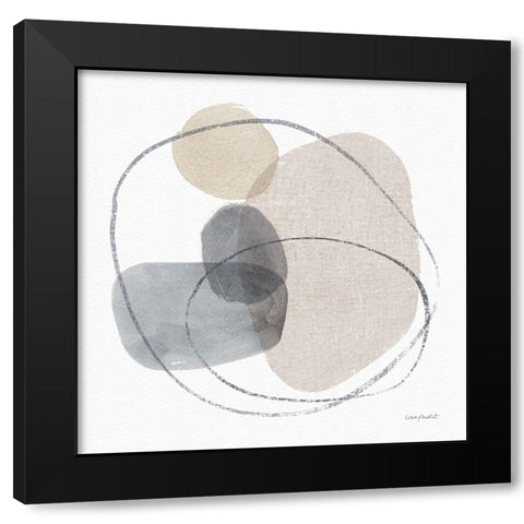 Think  Neutral 08A Black Modern Wood Framed Art Print by Audit, Lisa