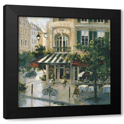 Antique Boulevard Black Modern Wood Framed Art Print with Double Matting by Simandle, Marilyn