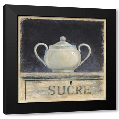 Sucre De Provence Black Modern Wood Framed Art Print by Fisk, Arnie