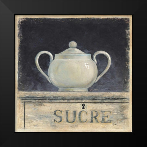 Sucre De Provence Black Modern Wood Framed Art Print by Fisk, Arnie