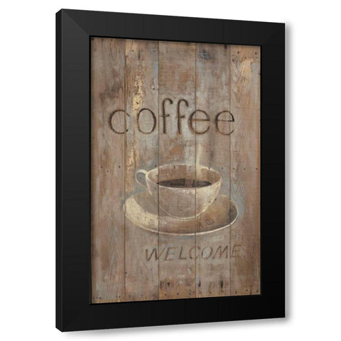 Cuban Coffee  Black Modern Wood Framed Art Print with Double Matting by Fisk, Arnie
