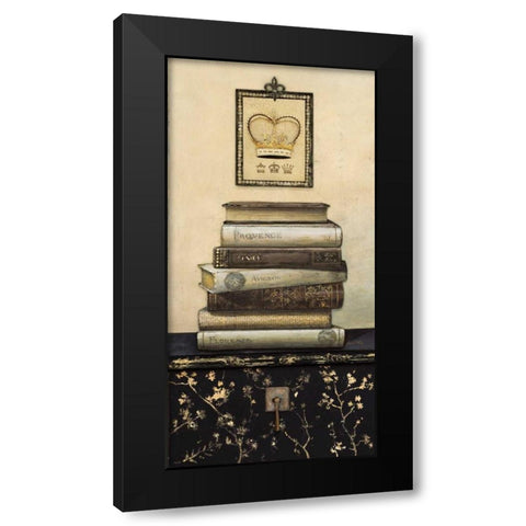 Book Story 2 Black Modern Wood Framed Art Print by Fisk, Arnie