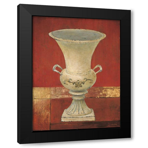 Urn 1 Black Modern Wood Framed Art Print by Fisk, Arnie