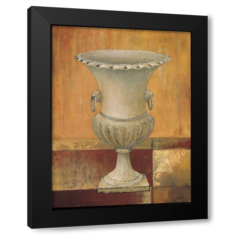 Urn 2 Black Modern Wood Framed Art Print with Double Matting by Fisk, Arnie