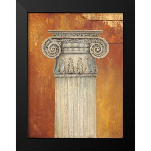 Pillar 1 Black Modern Wood Framed Art Print by Fisk, Arnie