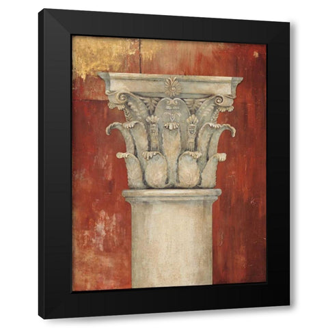 Pillar 2 Black Modern Wood Framed Art Print with Double Matting by Fisk, Arnie