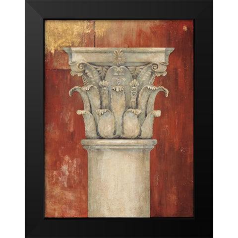 Pillar 2 Black Modern Wood Framed Art Print by Fisk, Arnie