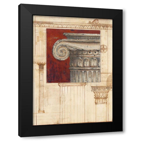 Classic Form Black Modern Wood Framed Art Print by Fisk, Arnie