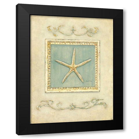 Classic Starfish   Black Modern Wood Framed Art Print by Fisk, Arnie