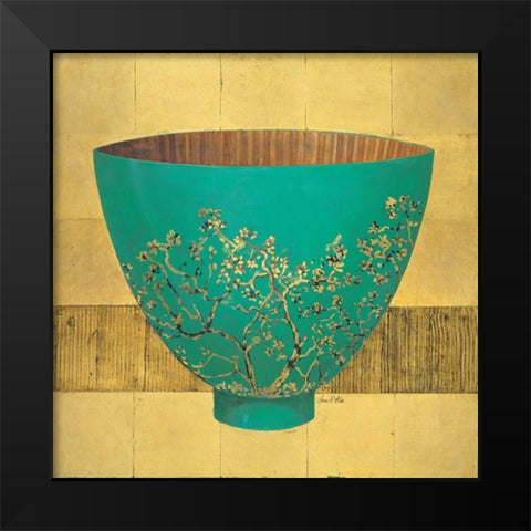 Blossom Bowl  Black Modern Wood Framed Art Print by Fisk, Arnie