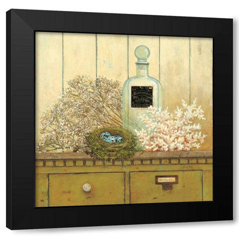 Vintage Garden 4 Black Modern Wood Framed Art Print by Fisk, Arnie