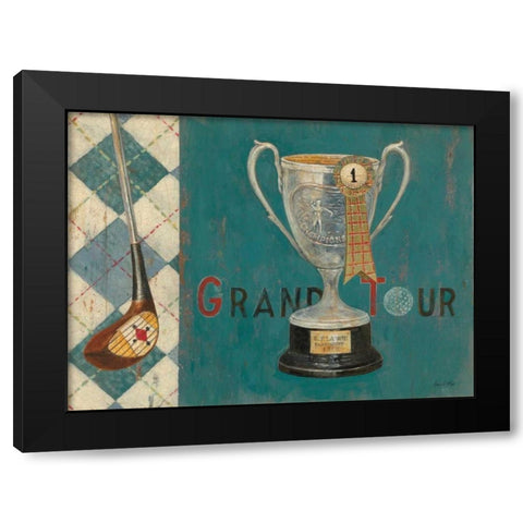 Grand Tour Black Modern Wood Framed Art Print with Double Matting by Fisk, Arnie