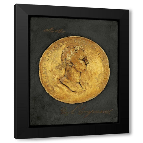 Golden Empire Black Modern Wood Framed Art Print by Fisk, Arnie