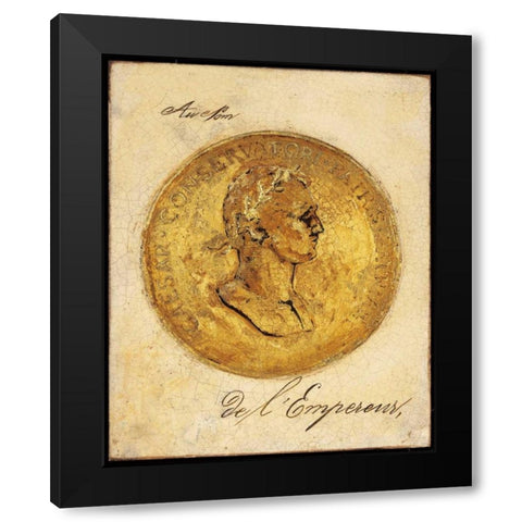 Golden Empire Black Modern Wood Framed Art Print by Fisk, Arnie