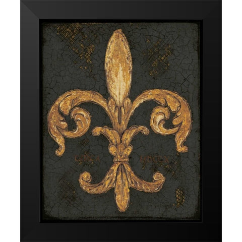 Ornamental Glory Black Modern Wood Framed Art Print by Fisk, Arnie
