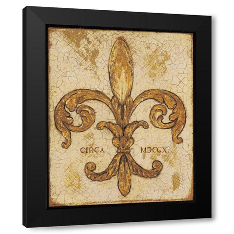 Ornamental Glory Black Modern Wood Framed Art Print by Fisk, Arnie