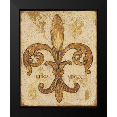 Ornamental Glory Black Modern Wood Framed Art Print by Fisk, Arnie