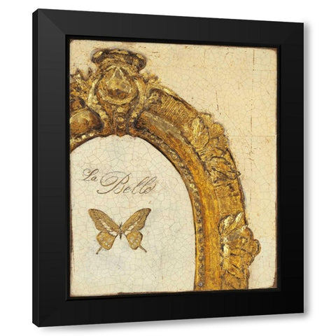 Gilded Beauty Black Modern Wood Framed Art Print with Double Matting by Fisk, Arnie