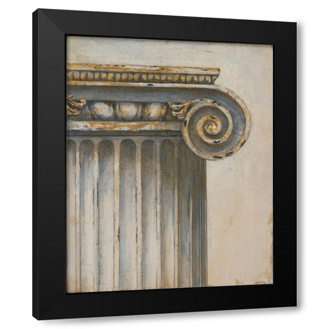 Royal Colonnade Black Modern Wood Framed Art Print with Double Matting by Fisk, Arnie