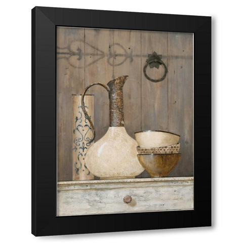 Artisan Collection 1 Black Modern Wood Framed Art Print with Double Matting by Fisk, Arnie