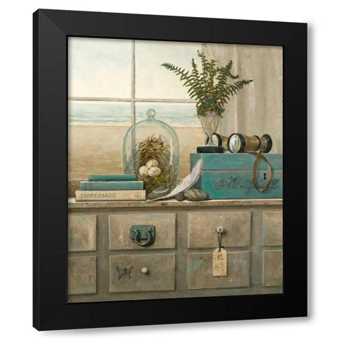 Naturalists View Black Modern Wood Framed Art Print with Double Matting by Fisk, Arnie