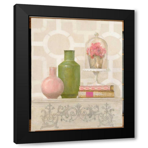 Spring Palette Vignette Black Modern Wood Framed Art Print by Fisk, Arnie