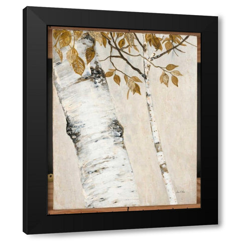 Rustic Birch Black Modern Wood Framed Art Print with Double Matting by Fisk, Arnie