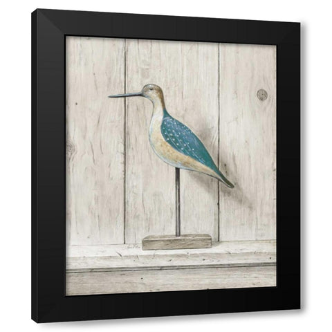 Willet Black Modern Wood Framed Art Print with Double Matting by Fisk, Arnie