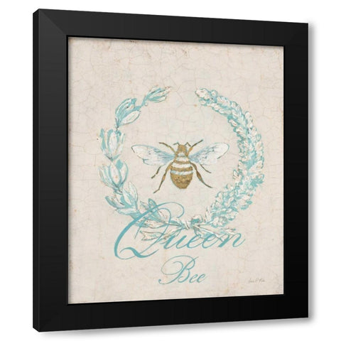 Tiffany Bee Black Modern Wood Framed Art Print by Fisk, Arnie