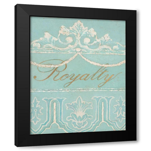 Tiffany Royalty Black Modern Wood Framed Art Print by Fisk, Arnie