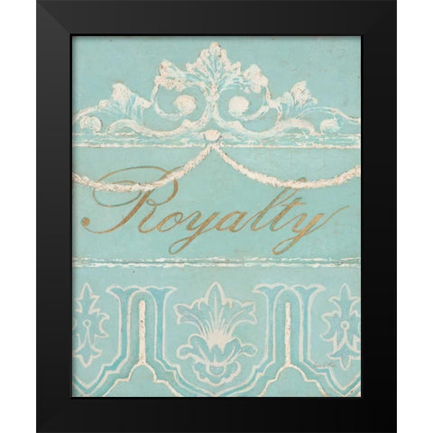 Tiffany Royalty Black Modern Wood Framed Art Print by Fisk, Arnie