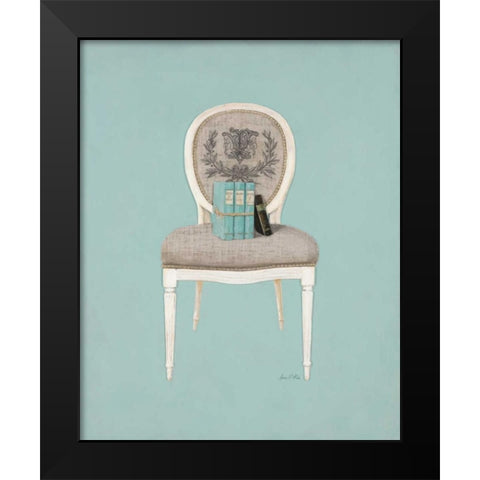 Linen Chaise 1 Black Modern Wood Framed Art Print by Fisk, Arnie